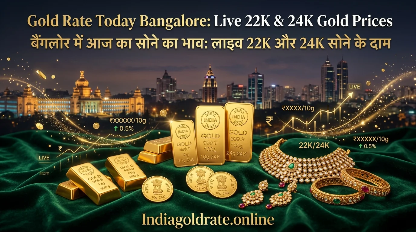 Gold Rate Today Bangalore: Live 22K & 24K Gold Prices