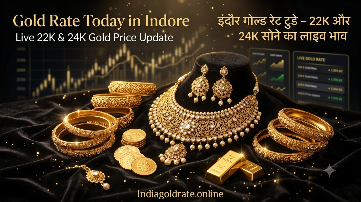 Gold rate today in Indore