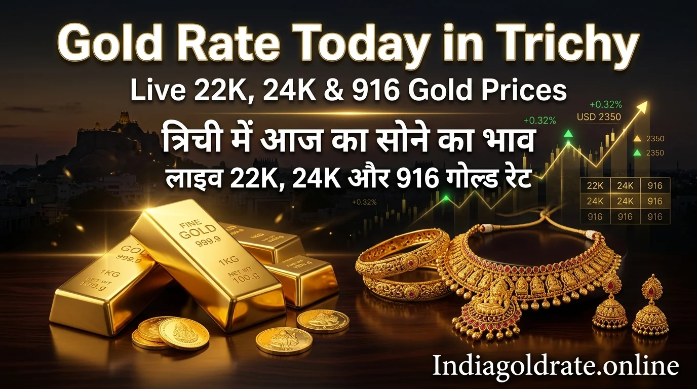 Gold Rate Today in Trichy (Live 22K, 24K & 916 Gold Prices)