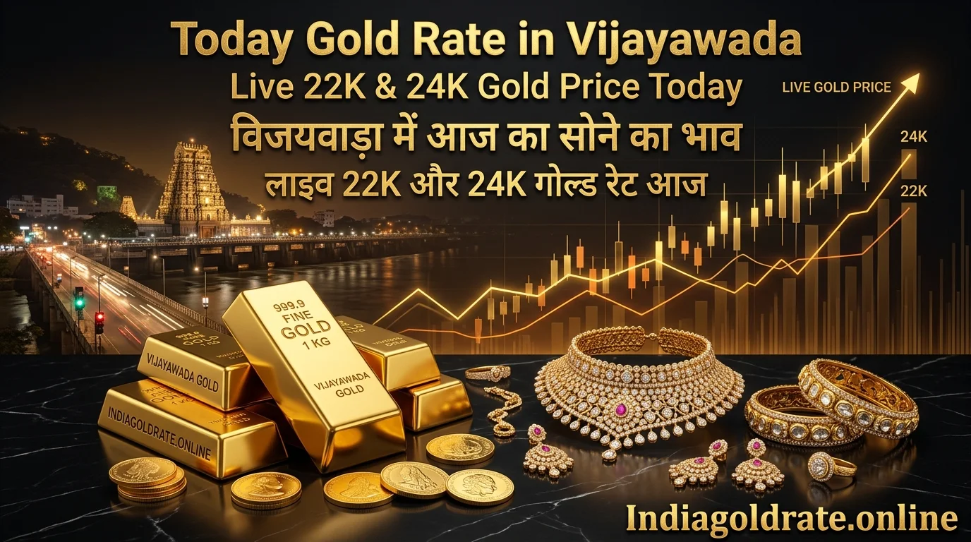 Today Gold Rate in Vijayawada: Live 22K & 24K Gold Price Today