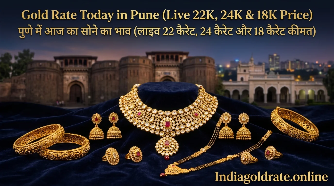 Gold Rate Today in Pune (Live 22K, 24K & 18K Price)