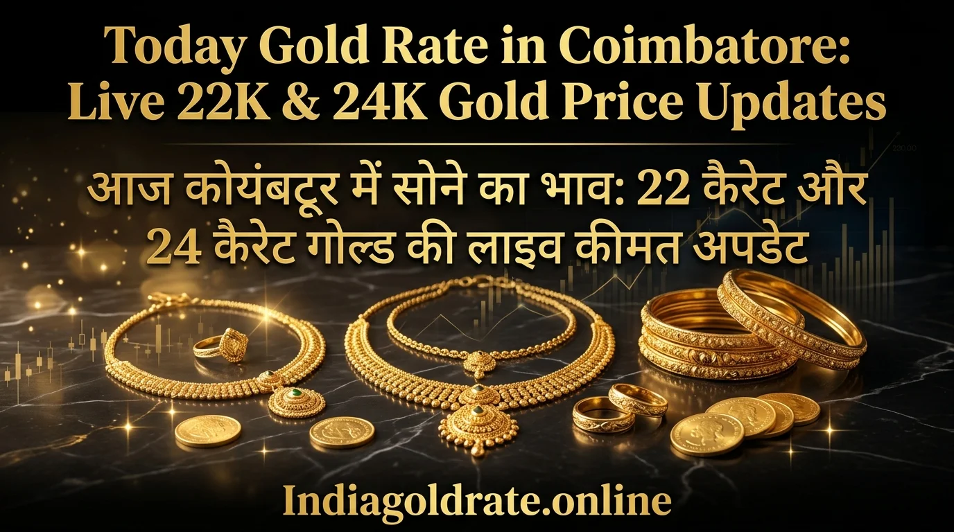 Today Gold Rate in Coimbatore: Live 22K & 24K Gold Price Updates