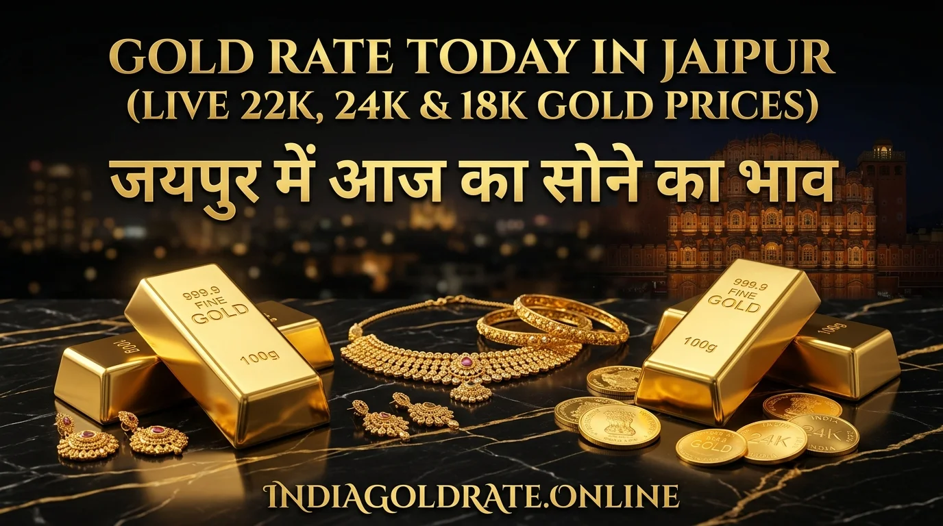 Gold Rate Today in Jaipur: (Live 22K, 24K & 18K Gold Prices)